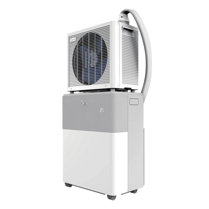 Climatiseur portable PortaSplit Midea 12000 BTU classe A++/A+
