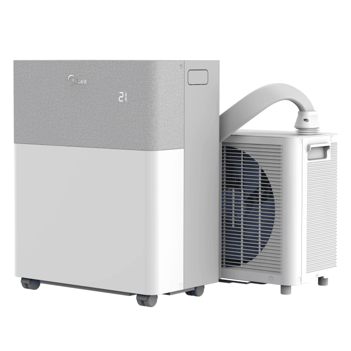 Climatiseur portable PortaSplit Midea 12000 BTU classe A++/A+