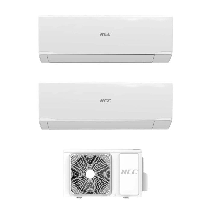 Climatiseur fixe HEC bi-split 9000+12000 BTU classe A++/A+