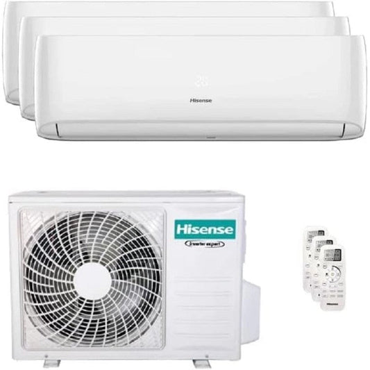 Climatiseur fixe Hisense Trialsplit 9+9+12 BTU UNI-AIR Wifi 6.2 kW A++/A+