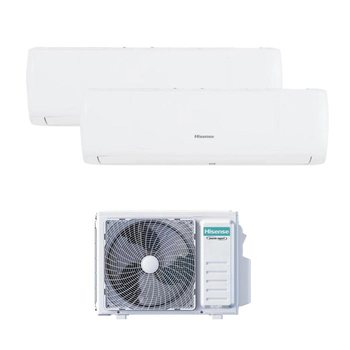 Climatiseur fixe Hisense bi-split 9000+12000 BTU UNI-AIR A++