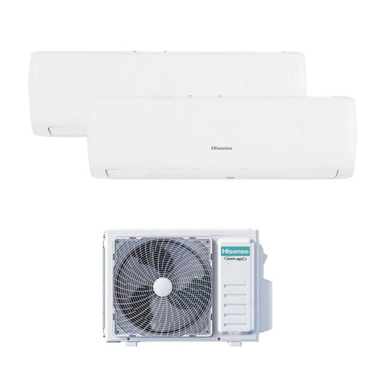 Climatiseur fixe Hisense bi-split 9000+12000 BTU UNI-AIR A++